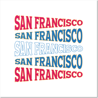 TEXT ART USA SAN FRANSISCO Posters and Art